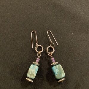 Sterling Silver ear hook earrings